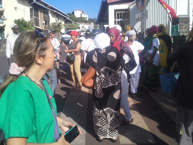 CHM : les grévistes en marche