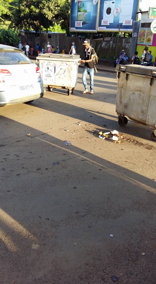 Barrage à Combani par des élèves