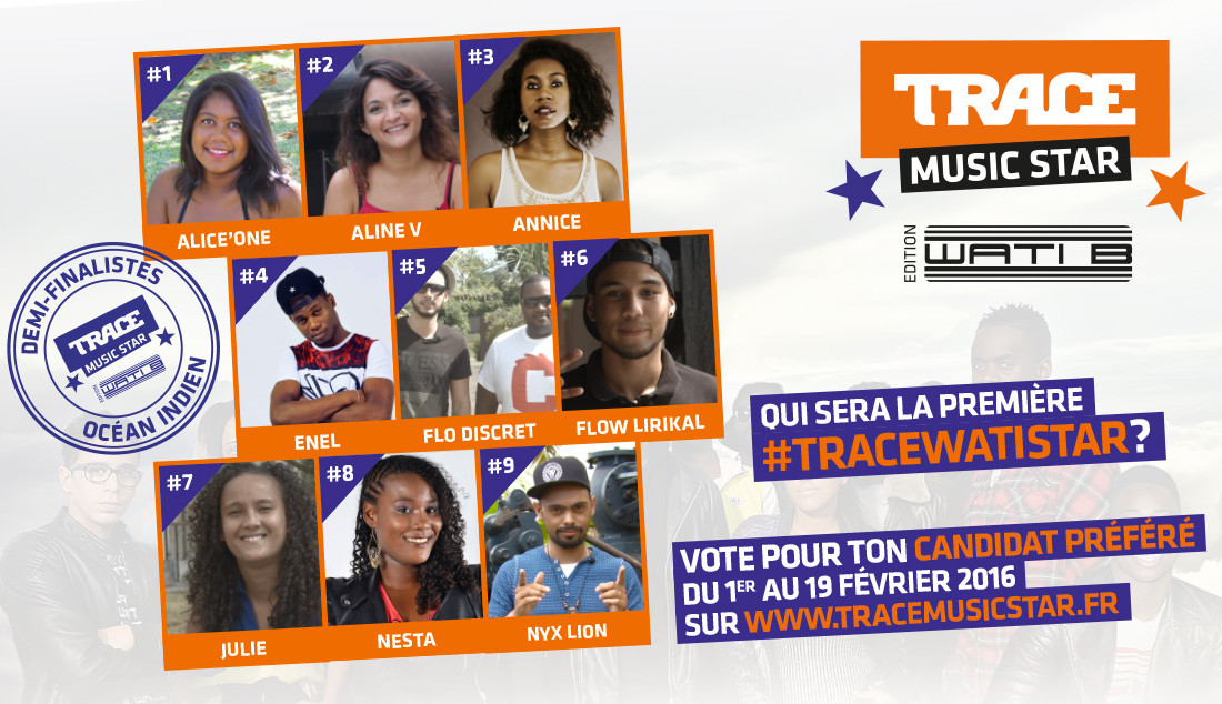 Deux candidats mahorais en demi-finale de Trace Music Star