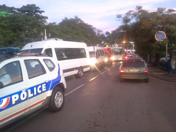 Opération de contrôle des usagers des transports scolaires