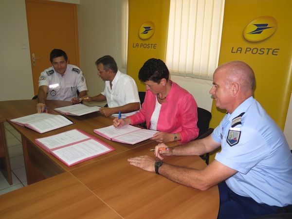 La convention Forces de l’ordre – Poste signée