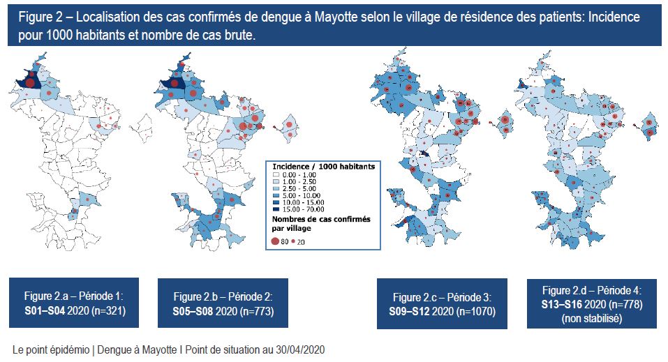 Plus de 200 nouveaux cas de dengue diagnostiqués chaque semaine depuis le début de l’année