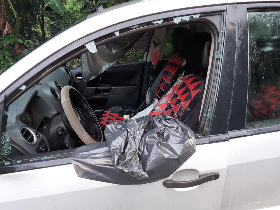 Dzoumogné : caillassages sur les voitures hier soir