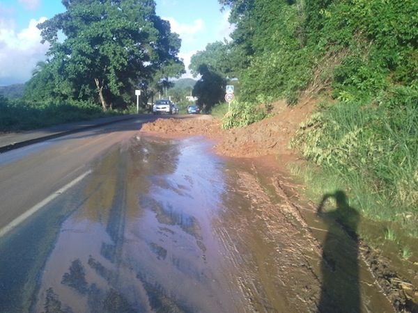 Glissement de terrain à Nyambadao