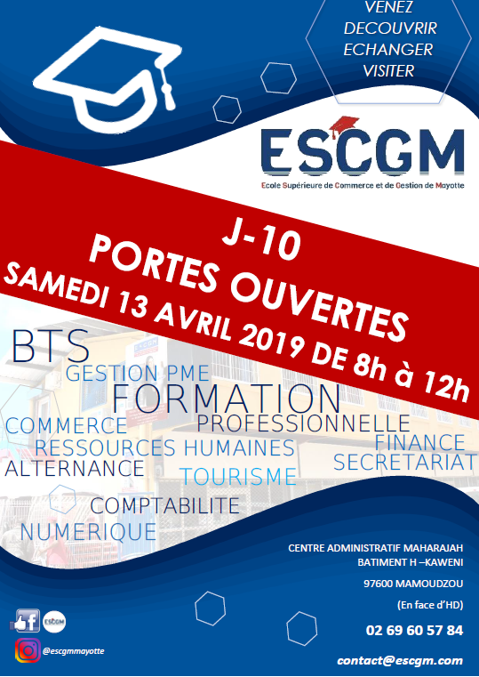 L’ESCGM vous accueille ce matin pour ses portes-ouvertes