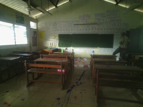 Les écoles Koropa 1 et Koropa 2 vandalisées