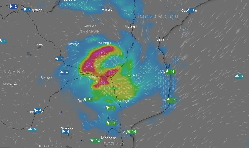 Eloïse poursuit sa route destructrice dans le canal du Mozambique