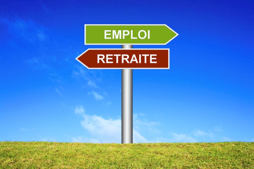 emploi retraite illustration