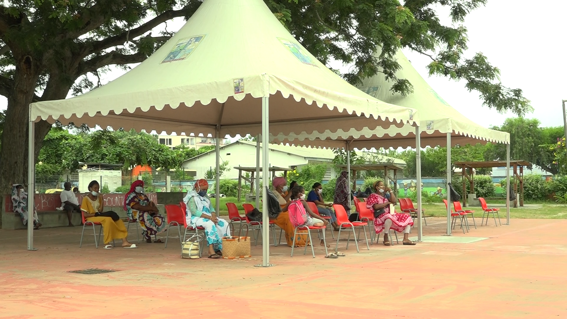 Pamandzi : un centre de dépistage temporaire dans le centre-ville
