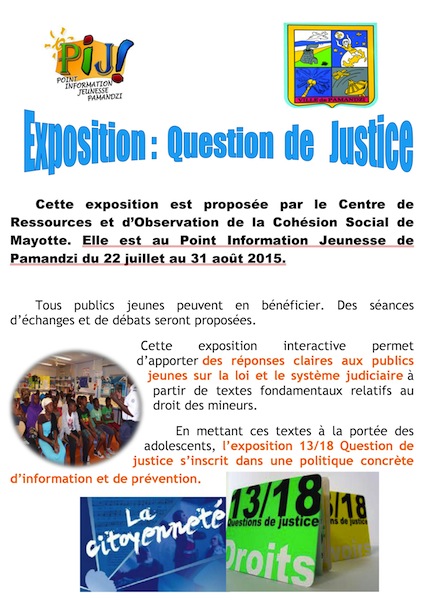 Exposition interactive à Pamandzi