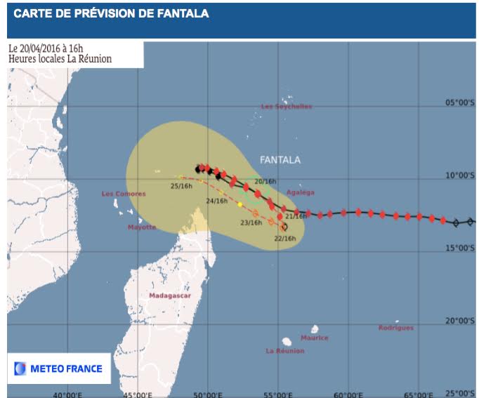 Fantala le cyclone historique