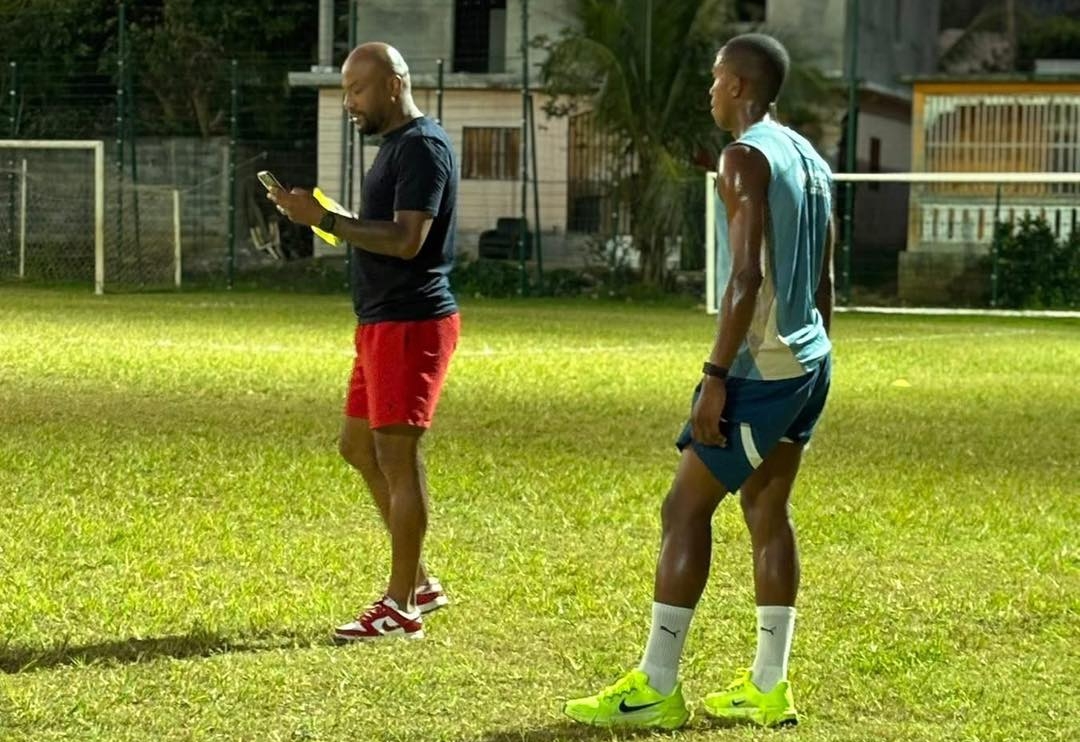 Le footballeur Keyliane Abdallah de retour sur ses terres à Kani-Kéli