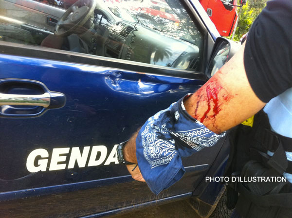 Un gendarme évacué au CHM