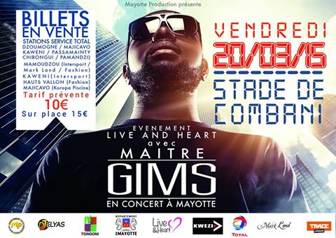 Concert Maître Gims : billetterie ouverte !