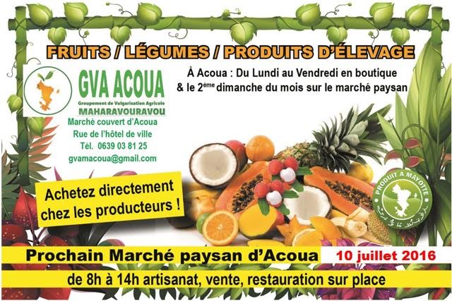 Marché GVA d’Acoua