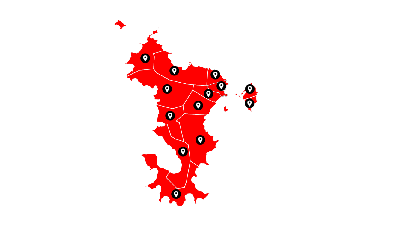 La carte interactive des élections départementales de Mayotte