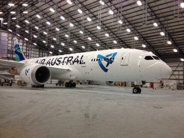 Premières images du Boeing 787-8 d’Air Austral