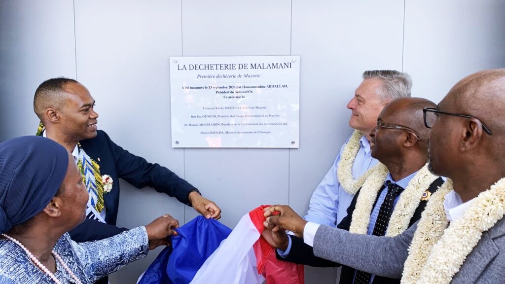 inauguration dechetterie malamani