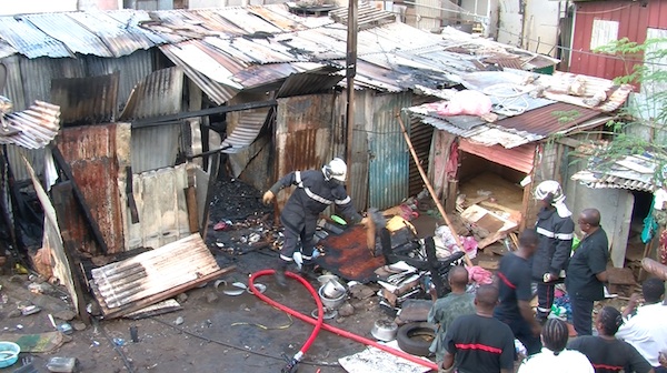 Incendie rue du Commerce