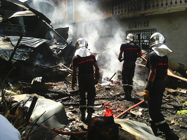 Incendie à Mandzarisoa