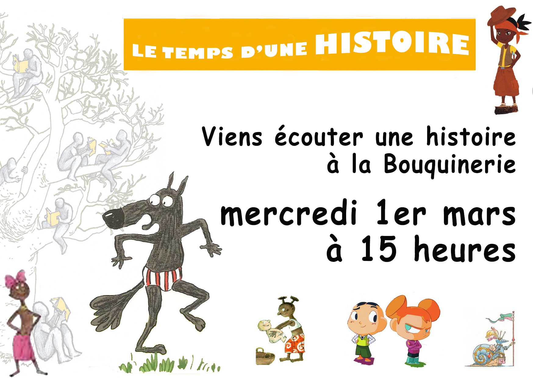 Des volontaires pour divertir les enfants grâce à la lecture à Passamainty
