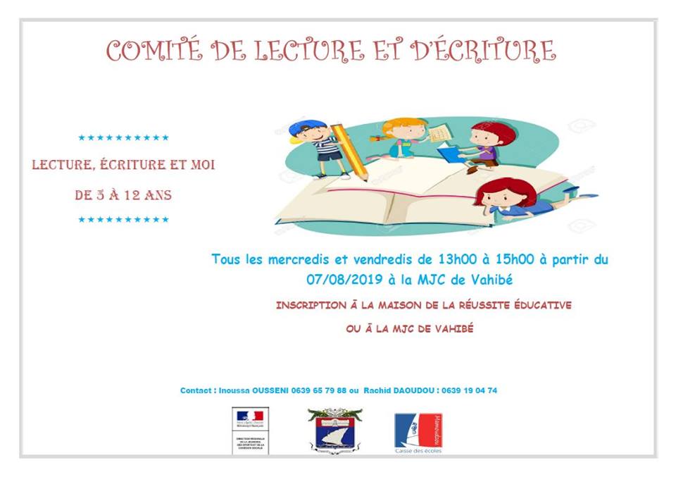 Mise en place d’un comité de lecture et d’écriture à Vahibé