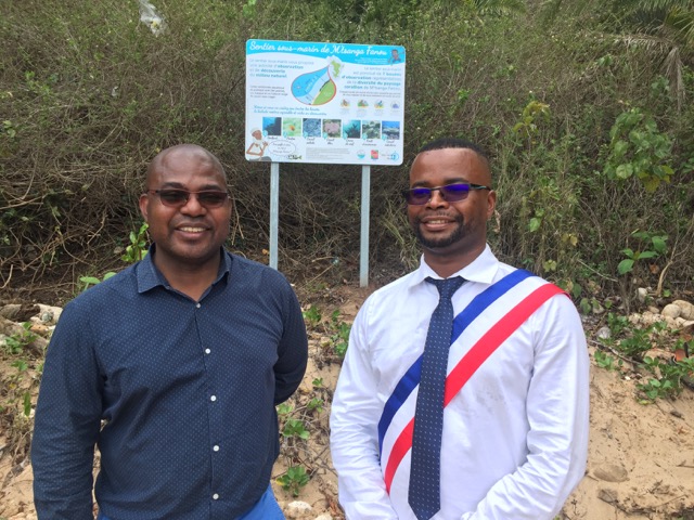 Inauguration du sentier sous-marin de Mtsanga Fanou