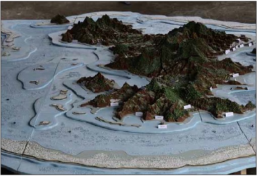 La maquette Ouparana part en tournée