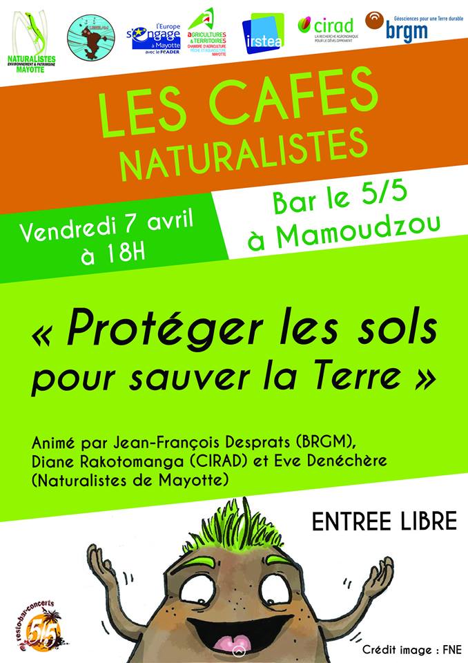 “Protéger les sols pour sauver la Terre” est le thème du prochain Café Naturalistes