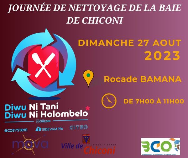 Dimanche 27 aout : Journée de nettoyage à Chiconi