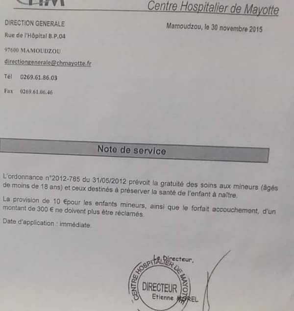 La gratuité des soins pour les enfants mineurs rétablie