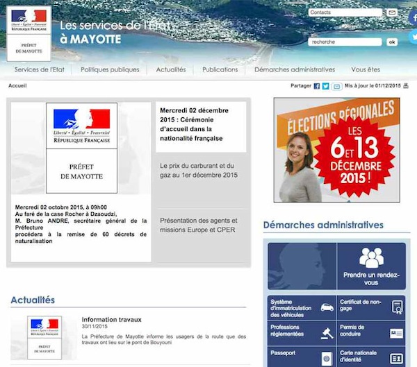 Les Mahorais ne voteront pas aux élections régionales