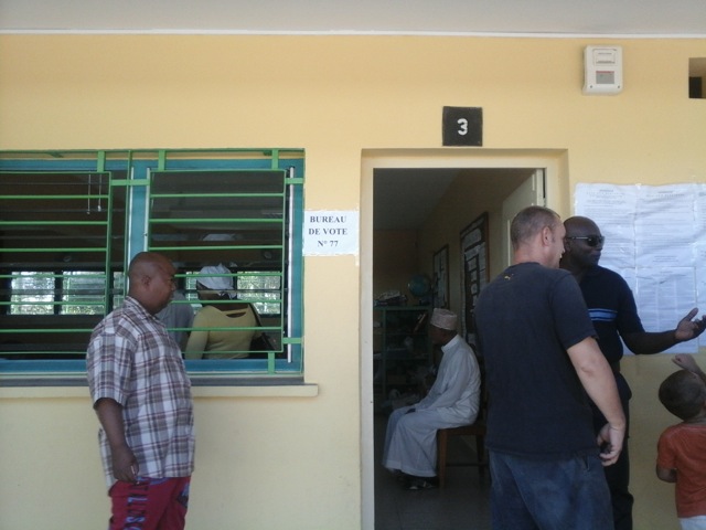 Bonne affluence au bureau n°77 à Pamandzi