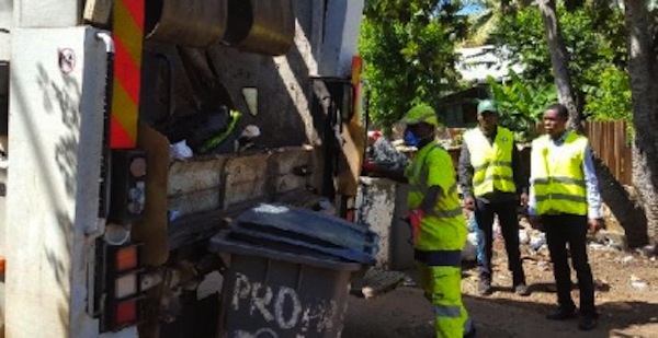Le président du SIDEVAM dans la commune de M’tsamboro