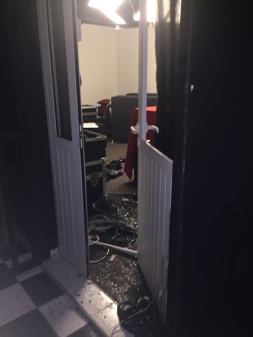 Kwezi cambriolée (photos)