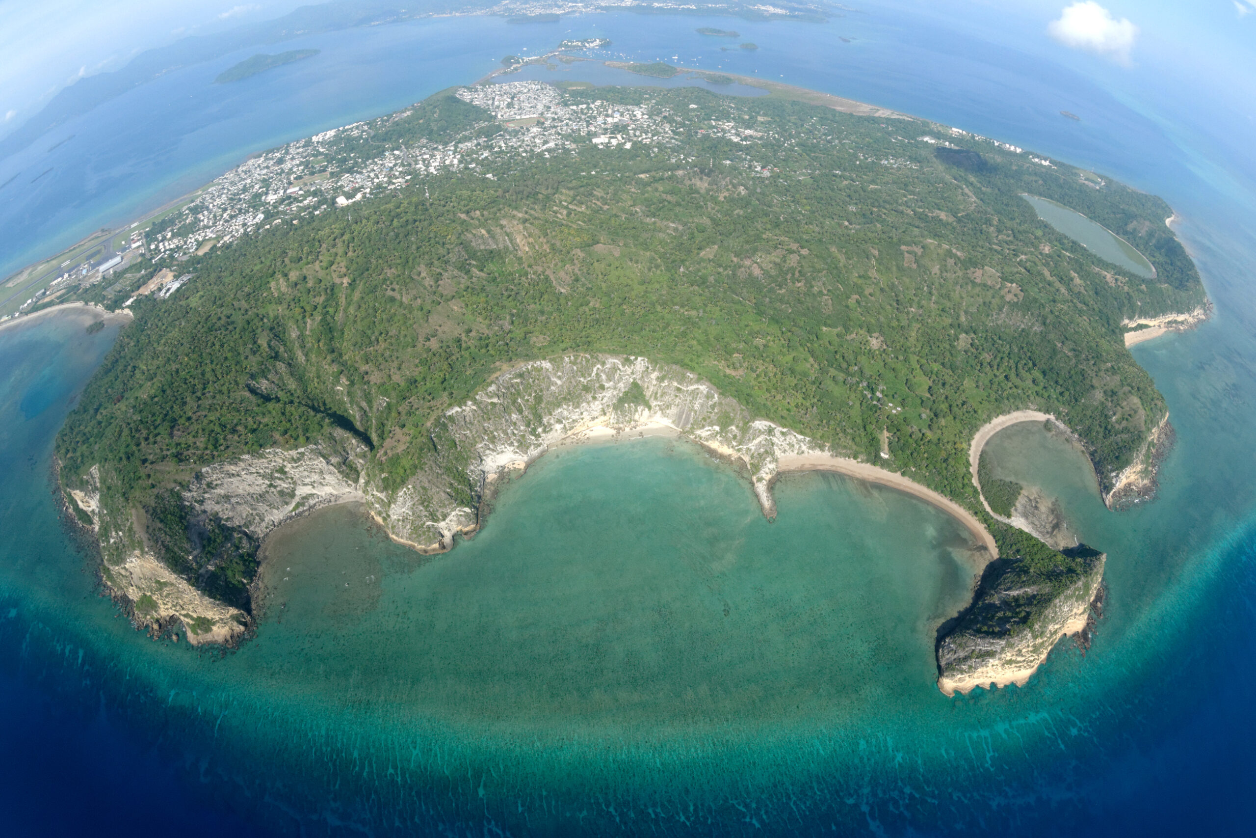 Photo du jour : vue aérienne Petite Terre