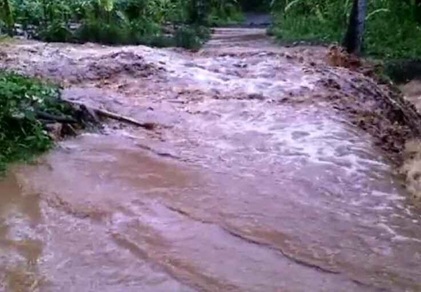 Premières trombes d’eau dans le sud de l’île