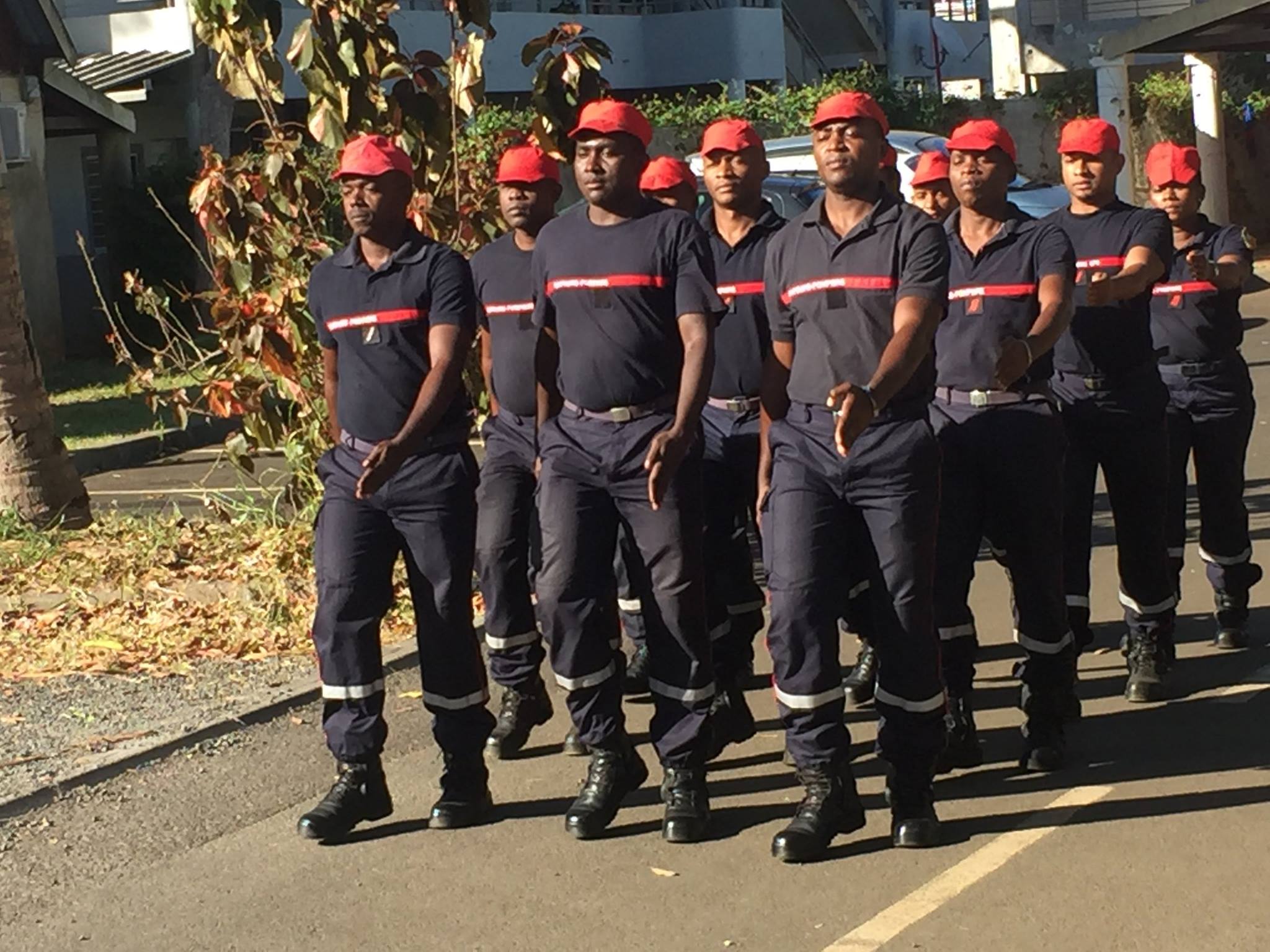 Les pompiers en grève