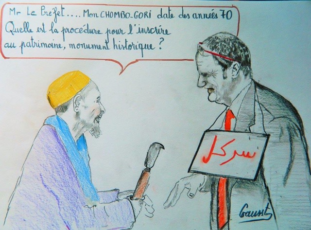 Humour : Seymour Morsy croqué sur Facebook