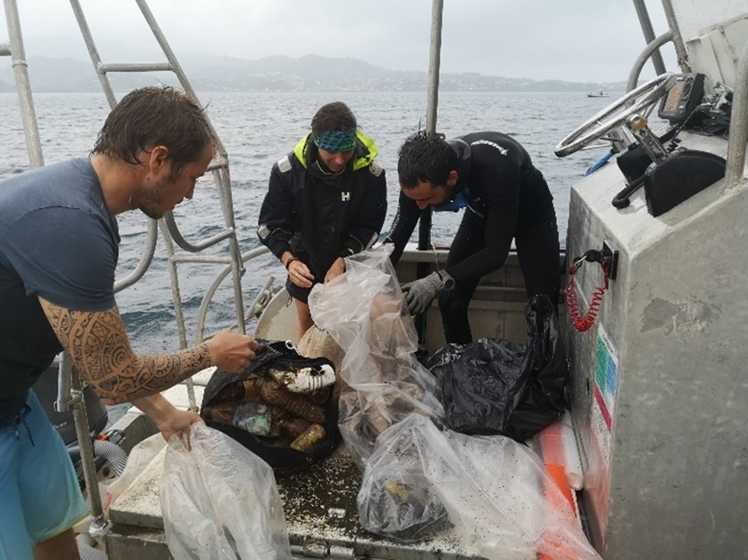 L’îlot Mbouzi nettoyé par les Naturalistes de Mayotte