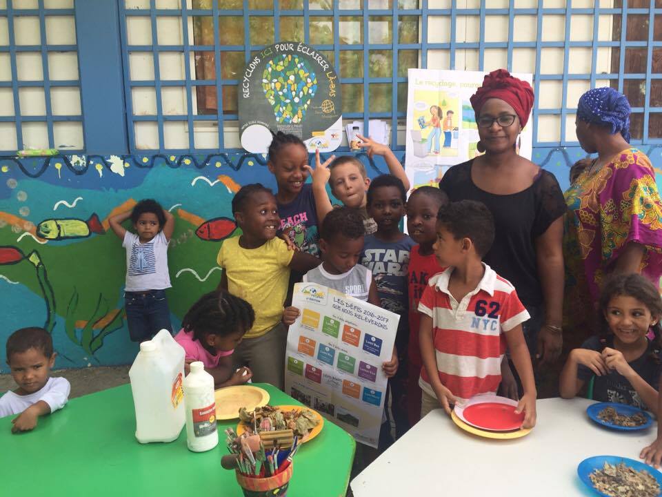 Les enfants mahorais se sont fortement mobilisés pour le recyclage des lampes avec Recylum !