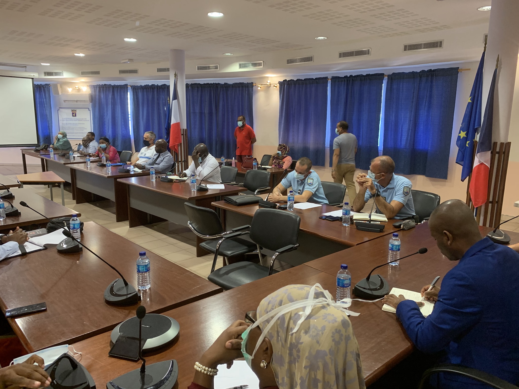 Les élus de Koungou, Mamoudzou, la préfecture et le CD se sont réunis après les violences de Disma