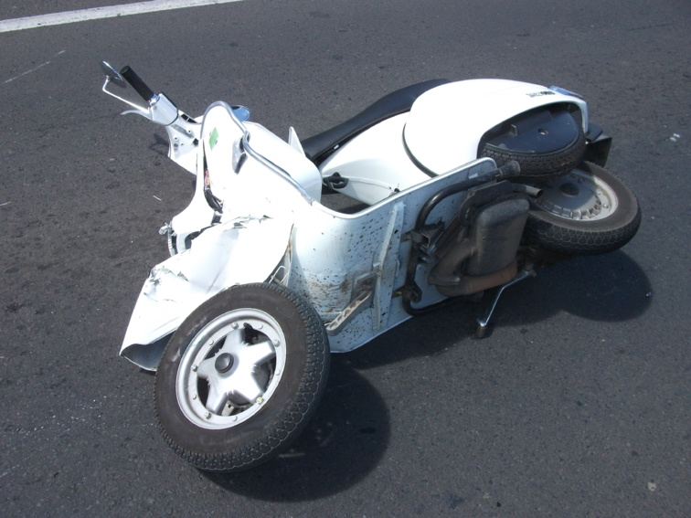 Une petite fille percutée par un scooter