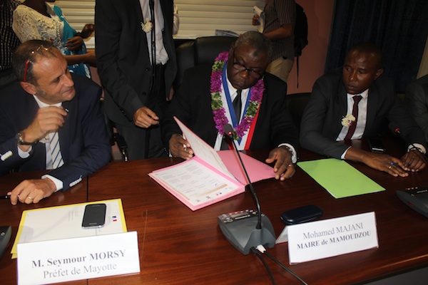 Signature des Contrats de Ville pour Mamoudzou et Dembeni