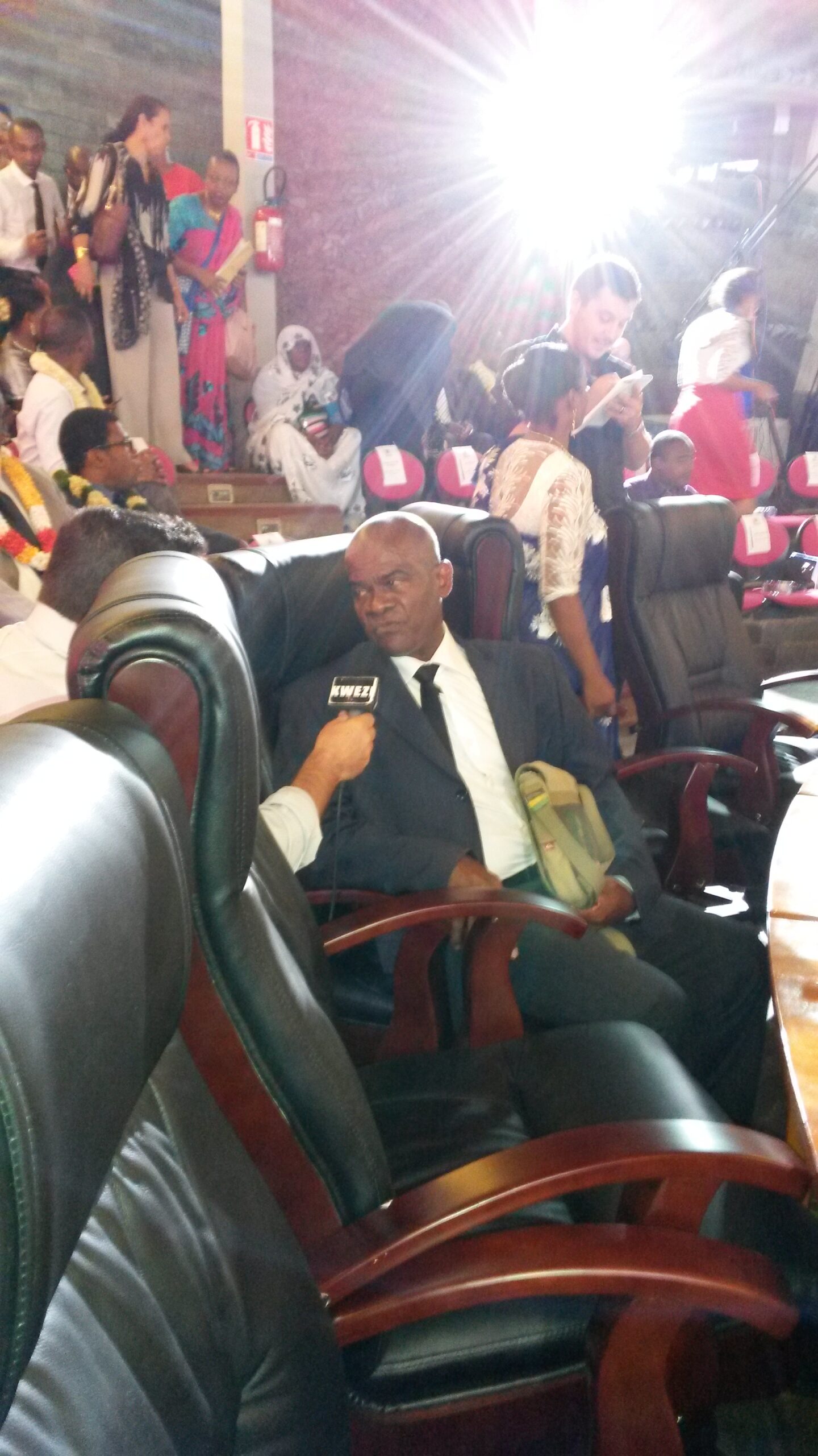 Arrivée de Mr Soibahadine