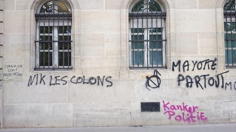 Manifestations : le ministère de l’Outre-Mer dégradé