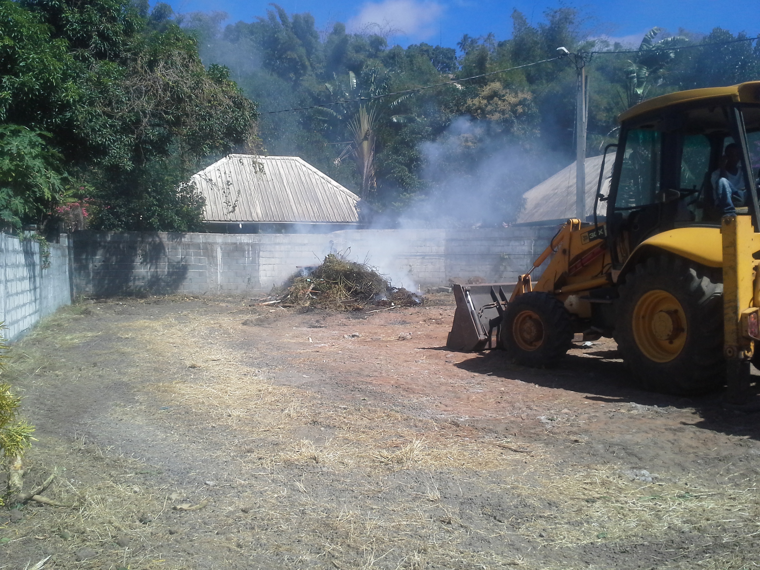 Passamainty : un feu en plein lotissement