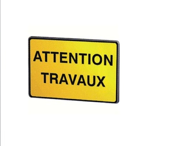 Travaux sur la RN2 de Sada