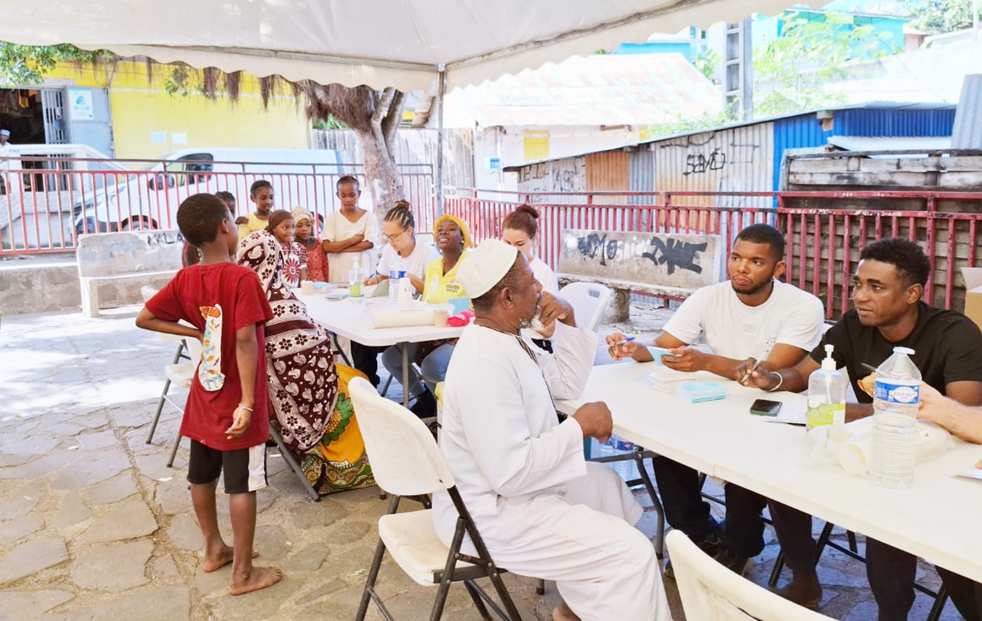 Vaccination contre le choléra à Vahibé