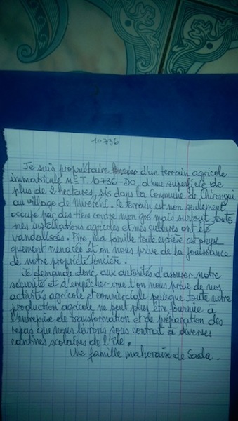 Vandalisme : une famille privée de son outil de travail